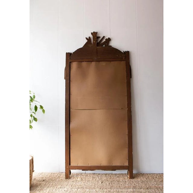Antique French Louis XVI Style Mirror, 1900s For Sale - Image 5 of 11