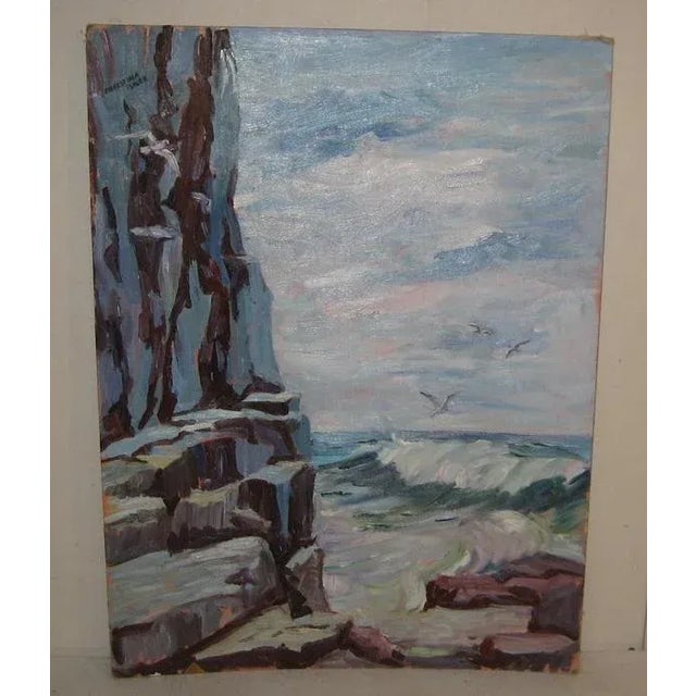 I picked this painting up to compliment the 2 other christina bauer paintings I recently purchased out of a rockport...