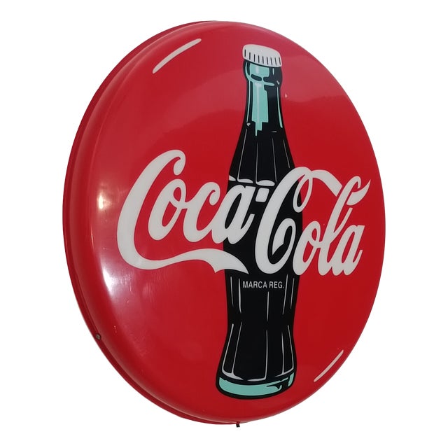 Illuminated Coca-Cola Sign, 1997 For Sale