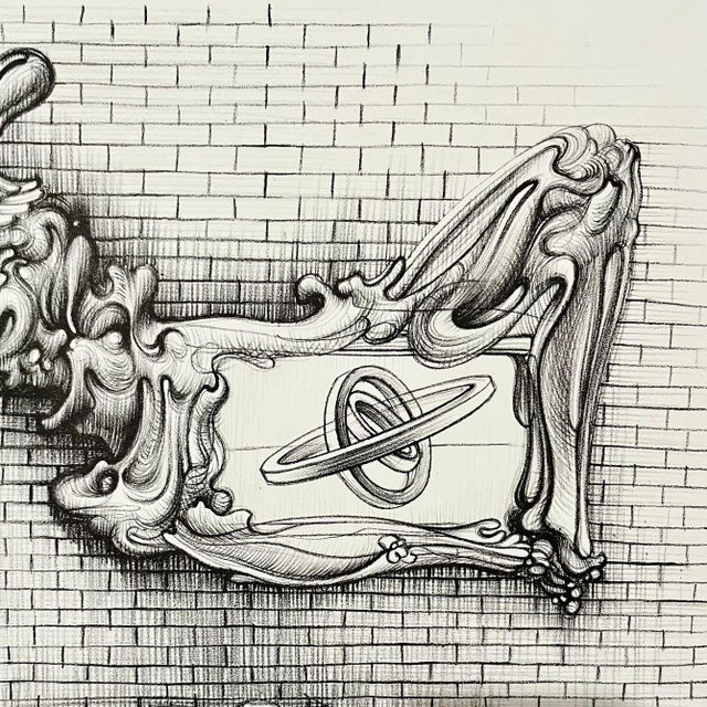 German Surrealism Abstract Surrealist Lithograph Hans Bellmer, c. 1965 For Sale - Image 4 of 6