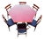 Danish Chairs and Table by Ignazio Gardella for Azucena, 1960s, Set of 7 For Sale