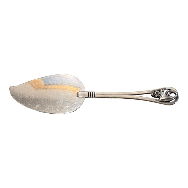 1940s Georg Jensen Sterling La Paglia Server For Sale