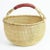 Artisans in the Bolgatanga region of Ghana weave these beautiful and durable baskets from thick, tough elephant grass. A...