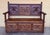 19th Spanish Carved Large Hall Bench with Storage For Sale - Image 16 of 18