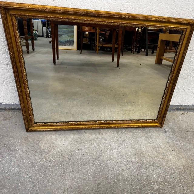 Antique Mirror with Gilt Frame from Maison Lebrun, 1890s For Sale - Image 13 of 18