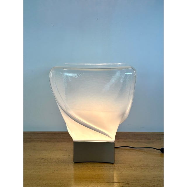 Murano Blown Glass Lamp from Leucos, 1970s For Sale - Image 11 of 11