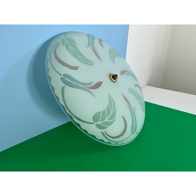 1940s Leafy Ceiling Light For Sale - Image 9 of 12