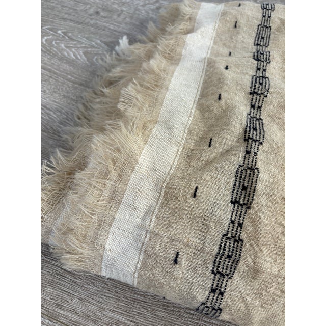 Add a touch of timeless elegance to your space with this beautifully handwoven vintage textile. Crafted from a...