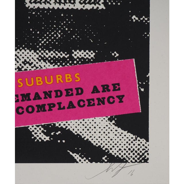 Shepard Fairey, Suburbain Pressure, Lithograph For Sale - Image 4 of 6