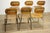 Mid-Century Modern Vintage Industrial School Chairs, 1970s, Set of 6 For Sale - Image 3 of 14