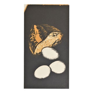 Albert Goltjakov, Breakfast, 1964, Screenprint For Sale