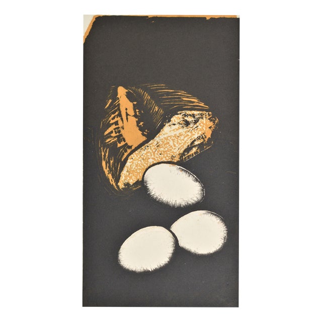 Albert Goltjakov, Breakfast, 1964, Screenprint For Sale