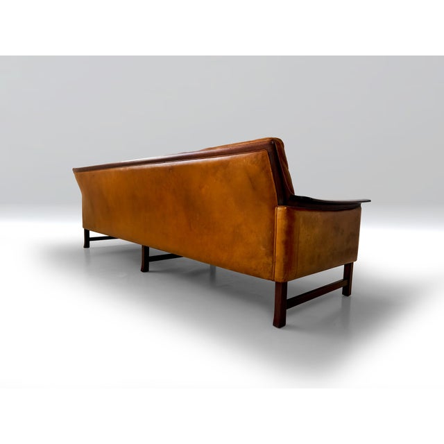1960s Minerva 4-Seater Sofa by Torbjørn Afdal for Bruksbo, Norway, 1960 For Sale - Image 5 of 18