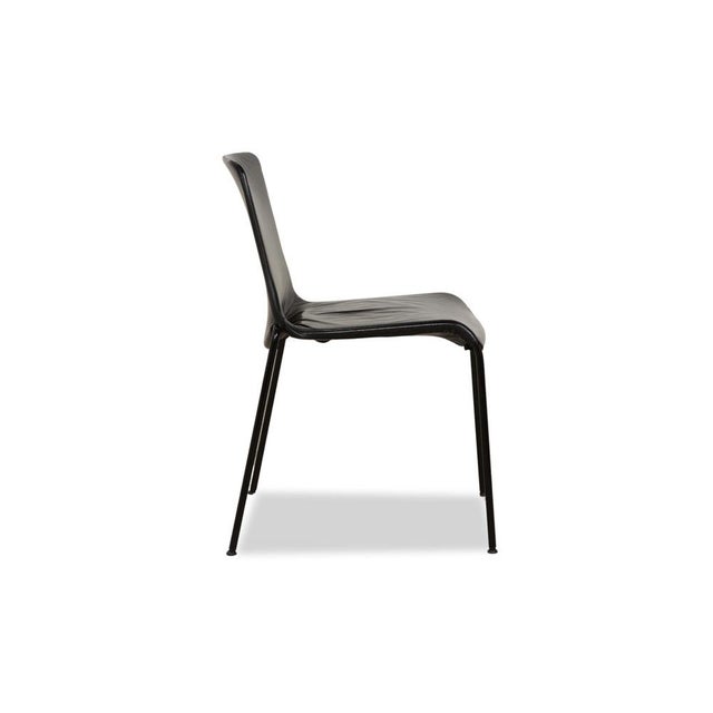 Liz 1300 Leather Chairs in Black from Walter Knoll / Wilhelm Knoll, Set of 8 For Sale - Image 11 of 13