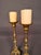 Gothic Pair of 19th Century French Gothic Style Bronze Candelabra With Cherub Motifs, Circa 1890 For Sale - Image 3 of 17