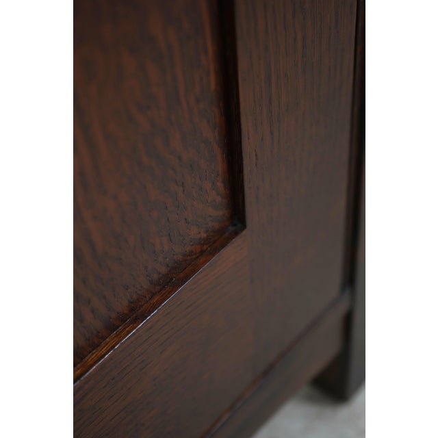 Stickley Mission Oak Nightstand Cabinet For Sale - Image 9 of 18