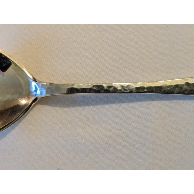 Art Deco Early 20th Century Danish Sterling Silver Sugar Preserve Spoon, Monogram For Sale - Image 3 of 10
