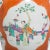 1920s Chinese Persimmon Phoenix Tail Vase With Cartouche Paintings For Sale In Chicago - Image 6 of 7