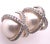 Art Deco Verdura 18 Karat White Gold Wrapped Pearl and Diamond Earrings- Set of 2 For Sale - Image 3 of 12