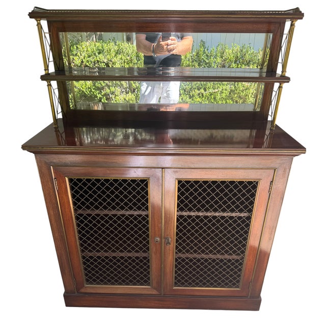Antique Regency Style Rosewood Chiffonier Sideboard For Sale In Los Angeles - Image 6 of 6