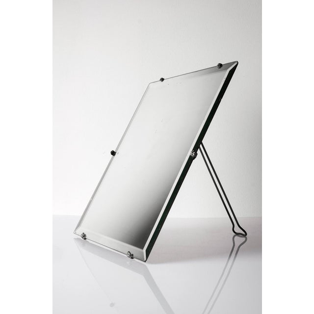 Stunning early and rare vanity mirror by Pietro Chiesa and Luigi Fontana for Fontana Arte, 1940's. Marked L. Fontana & C....