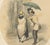 Paper Bülow, Set of Three Romantic Courtship & Social Satire, 1850, Lithograph For Sale - Image 7 of 14