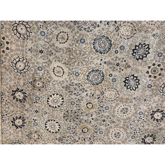 Contemporary Genuine Tabriz Rug For Sale - Image 12 of 13
