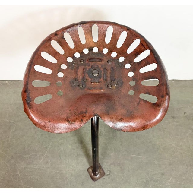 Vintage Industrial Swivel Chair, 1950s For Sale - Image 12 of 18