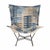 Kenneth Ludwig Chicago Puff Rocker Complete Navajo Navy For Sale - Image 4 of 10