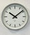 Metal Industrial Grey Wall Clock from Burk, 1970s For Sale - Image 7 of 16