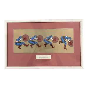 1960s Captain America, Marvel Animation Cel