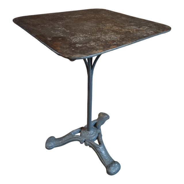 French Garden Bistro Table, 1920s For Sale