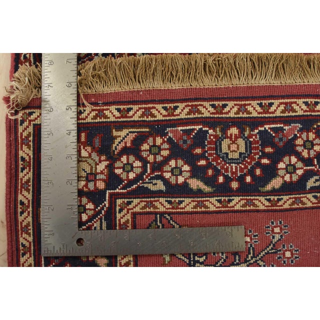 Fine Sarouk Runner 2’6” X 11’6” Pink Wool Traditional Hand-Knotted Rug For Sale - Image 13 of 13