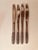 Mid-Century Modern Midcentury National Stainless "Valinda" Dinner Knives S/4 For Sale - Image 3 of 5