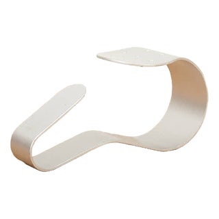 Bata Stool in Bent Aluminum with Perforated Seat by Roger Tallon For Sale