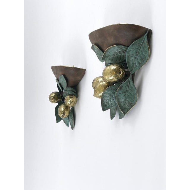 Mid-Century Brass Lemon Sconces by Hans Möller, 1970s, Set of 2 For Sale - Image 14 of 18