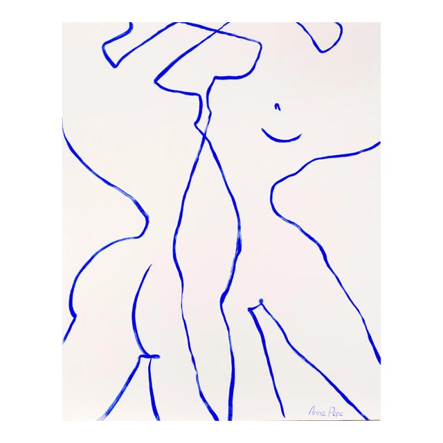 Acrylic on Canvas Painting "Dance" by Anna Pepe For Sale