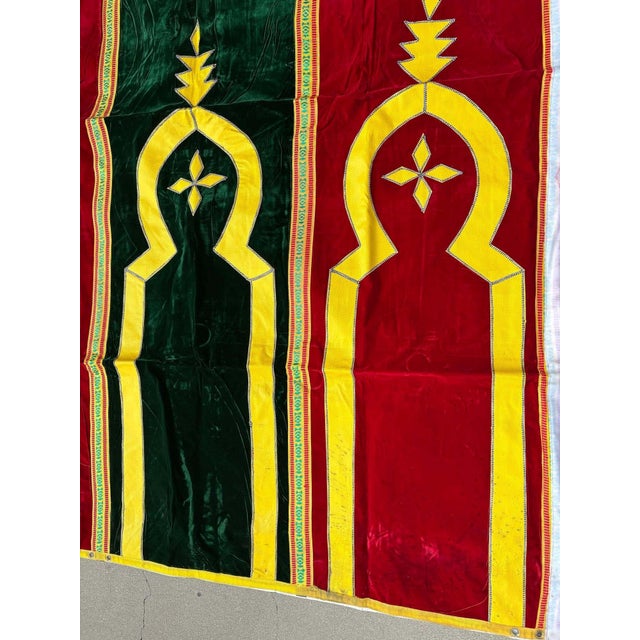 Hand-Crafted Moroccan Caidale Tent by Berber Tribes, 20 ft x 40 ft For Sale - Image 12 of 13