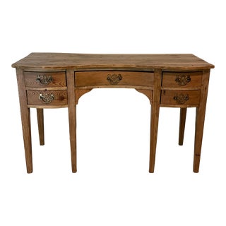 Antique Pine Rustic Desk For Sale