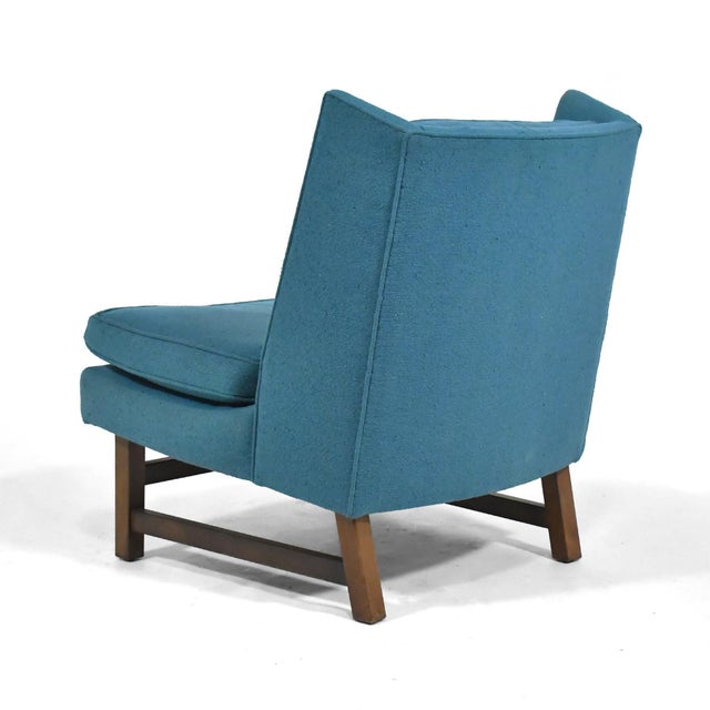 Wood Edward Wormley Lounge Chairs by Dunbar (Pair) For Sale - Image 7 of 10