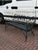 Regency Iron Garden Bench For Sale - Image 10 of 15
