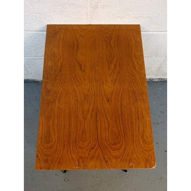 Mid 20th Century Teak Nesting Table Set Attributed to Poul Hundevad For Sale - Image 9 of 12