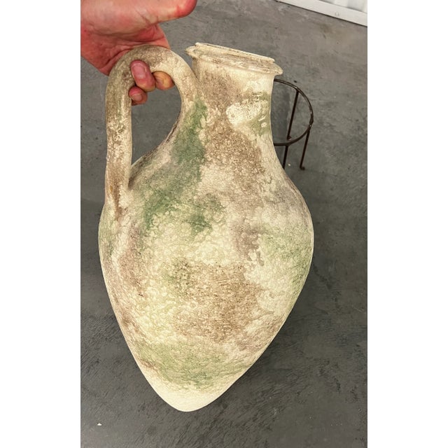 Vintage Ceramic/Urn on Iron stand. Made in the 1980s