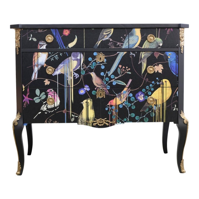 1950s Classic Rococo Style Chests With Christian Lacroix Design For Sale