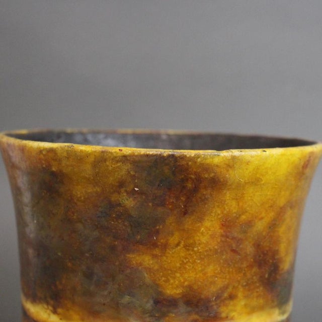 Vintage Italian Ceramic Cachepot by Guido Gambone, 1960s For Sale - Image 13 of 18