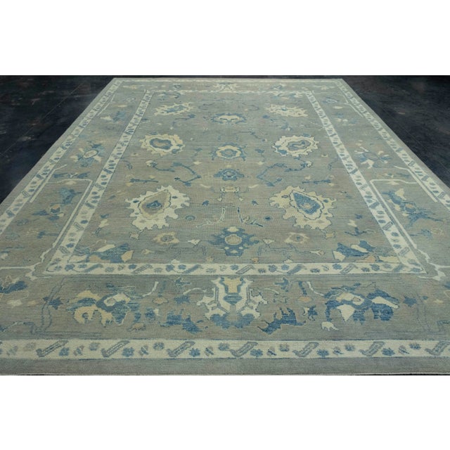 Turkish Oushak Rug 10'4" x 13'7" #18596 Explore a curated collection of hallway runners, wool rugs, and handmade...