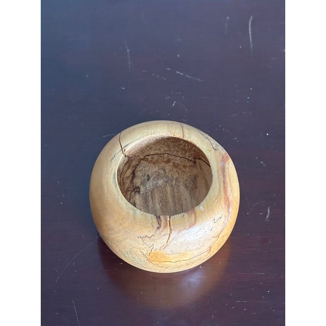 1940s 1940s Swedish Modern Small Maple Bowl For Sale - Image 5 of 6