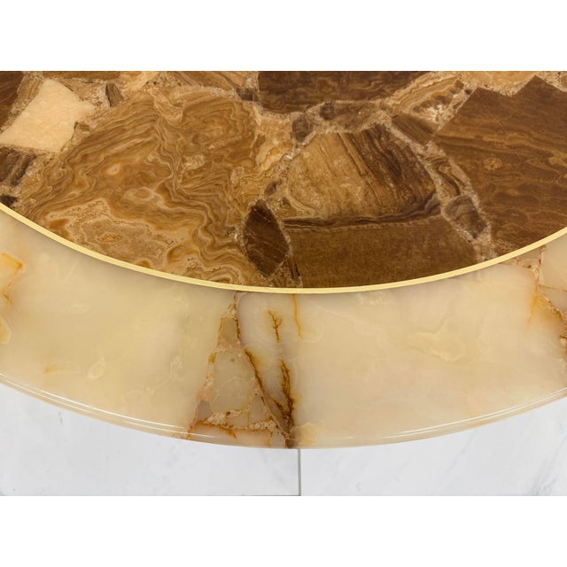 An exceptional mid century Mexican modernist round coffee table designed by legend Arturo Pani for Muller’s of Mexico,...