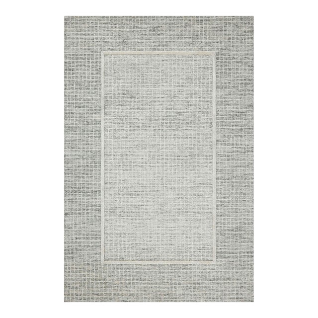 Chris Loves Julia x Loloi Briggs Mist / Ivory 8'-6" x 11'-6" Area Rug For Sale