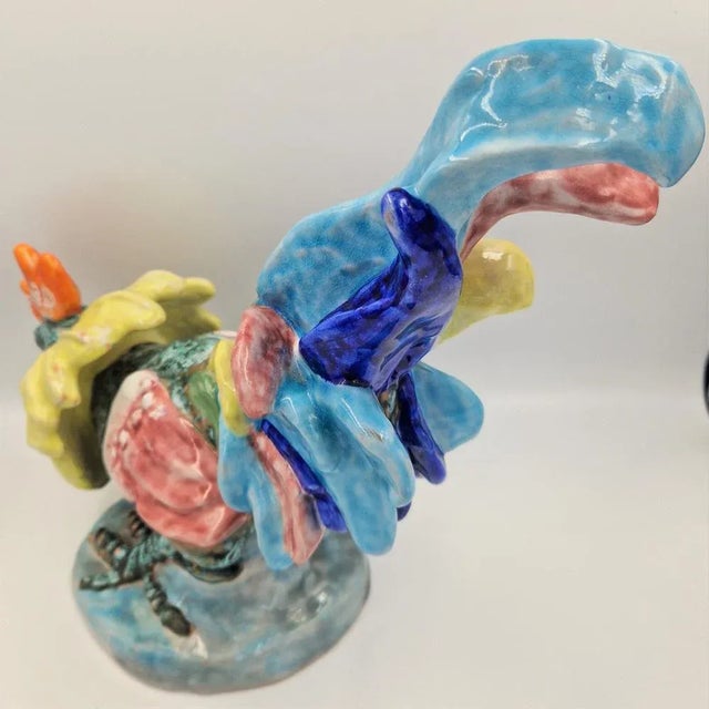 Large Ceramic Figurine by Lilli Hummel for Karlsruhe Majolika, 1956, in Flawless conditions. Designed 1950 to 1959 This...